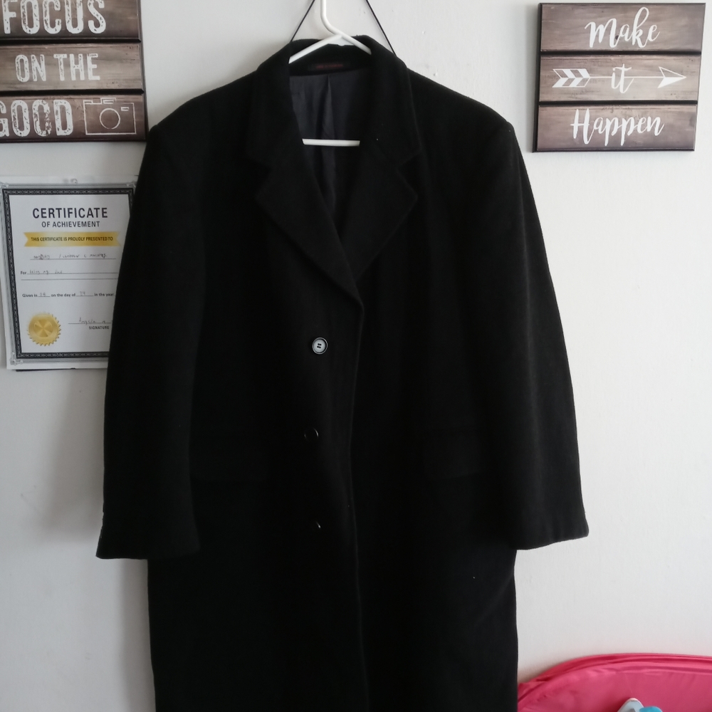 Black trench coat